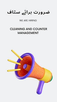 Cleaning and counter management services