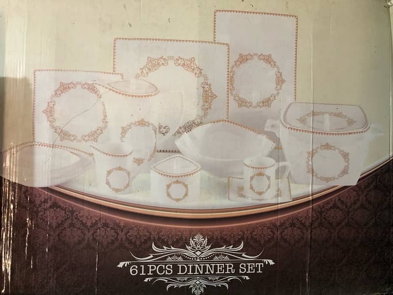 61 pieces Bone China dinner set 3
