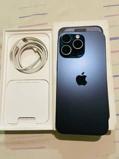 iphone 15 pro max 100%hlth complete box