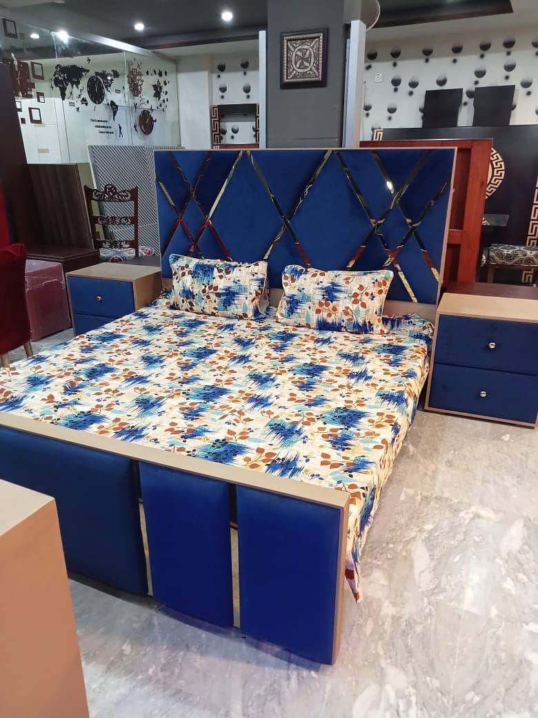 Dubal bed wooden beds Turkish design on factory rets 18