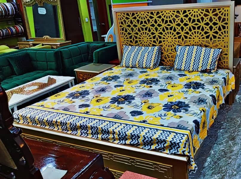 Dubal bed wooden beds Turkish design on factory rets 4