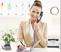 Female Receptionist and Data Entry person required