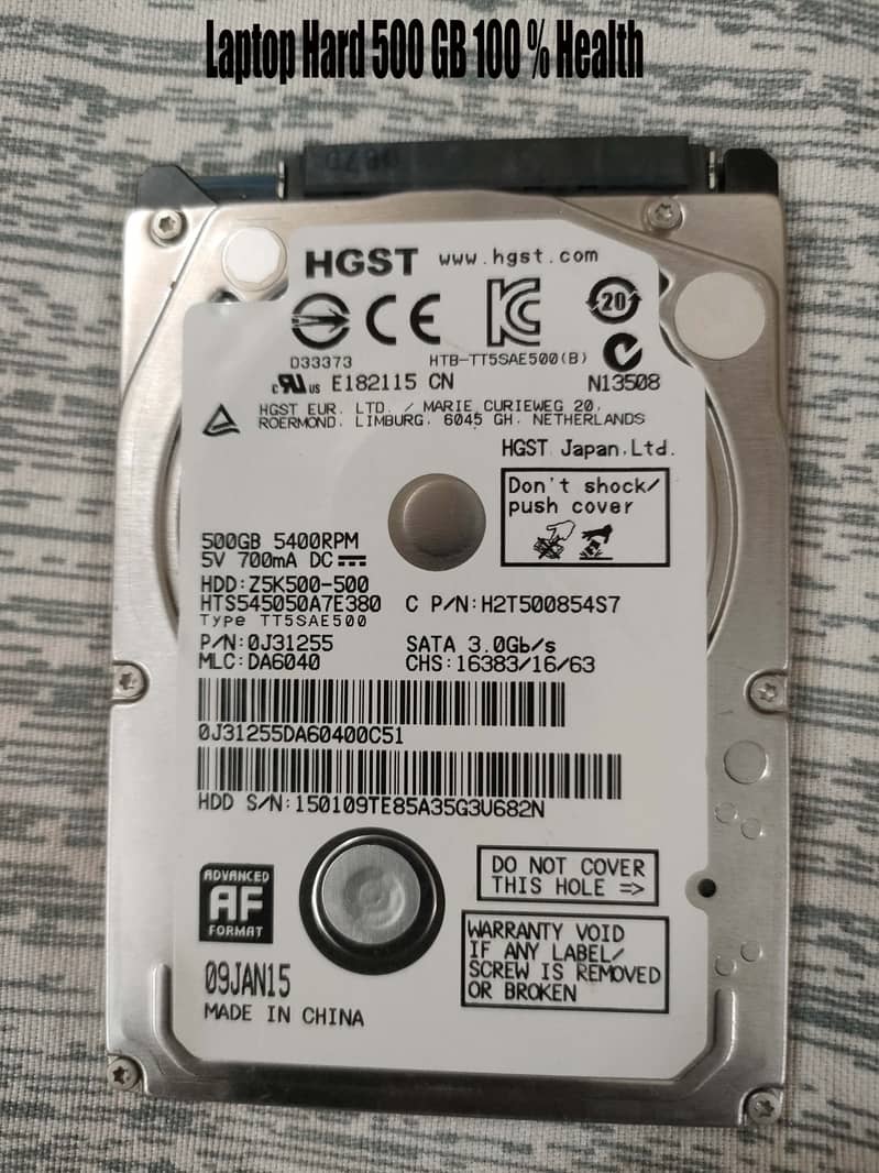 Hard Disk 500 Gb for Computer (PC) 1