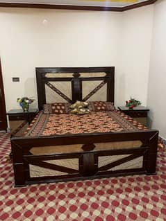 King bed with dressing