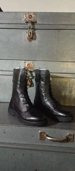 Shoe's High Long Pure Leather black