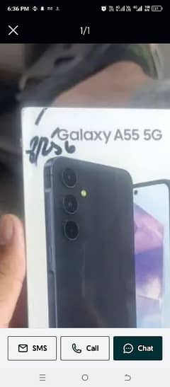 Samsung A55 (5G)100% new pin pack.