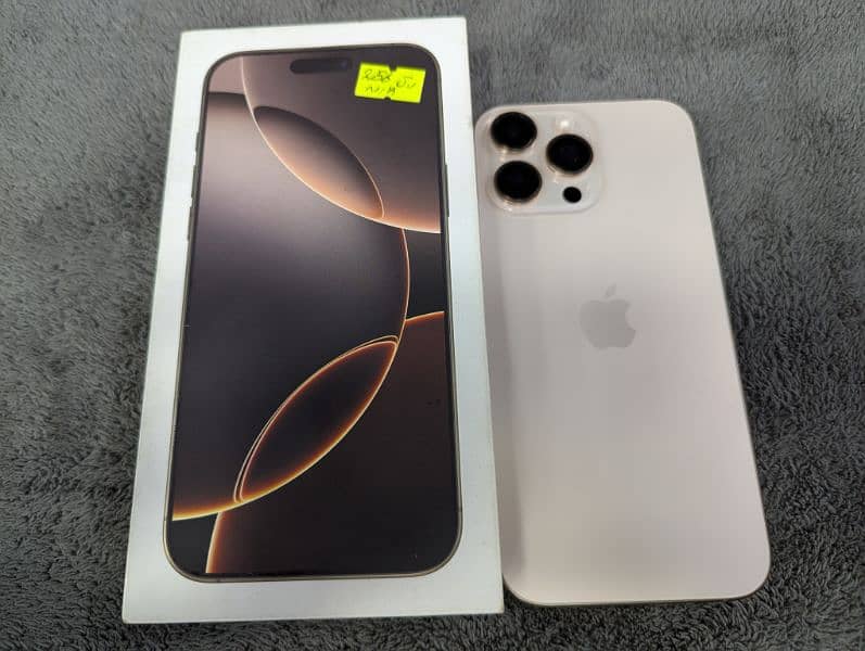 IPhone 16 Pro Max Desert Color JV 256GB 6% Cycle Brand New Phone 1