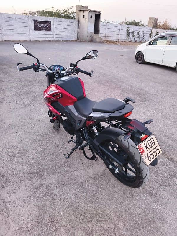 hi speed batlo5 sr200cc red color and warranty 6000km abi 2000km hogia 2