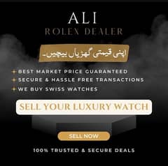 ROLEX WATCH BUYER | Rolex Cartier Omega Hublot Tudor Chopard Rado Tag