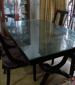 dinning table with 6 chairs