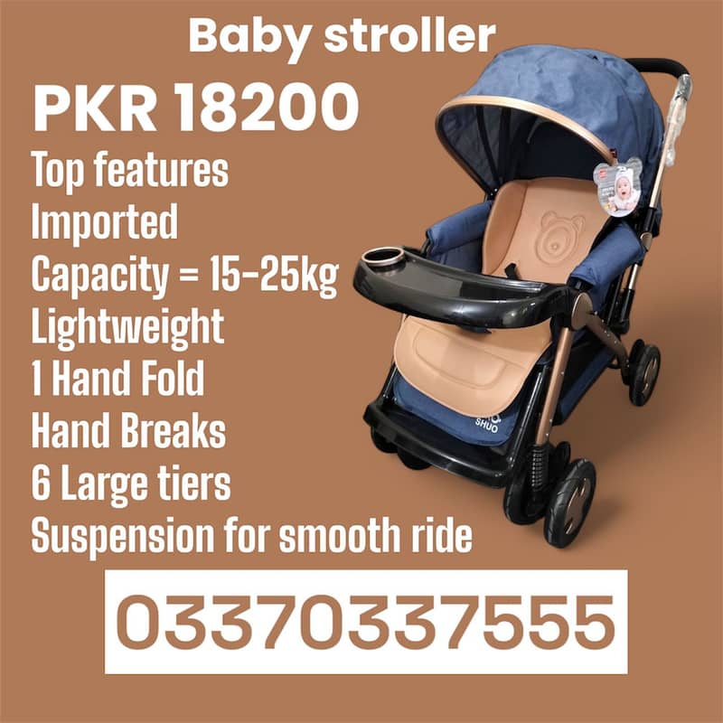 Walker & Pram Twin’s Stroller 15