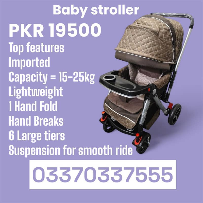 Walker & Pram Twin’s Stroller 16