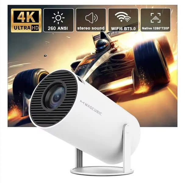 Sale 70% Magcubic Projector HY300 Pro 4K Full Hd Android11 DualWifi6 0