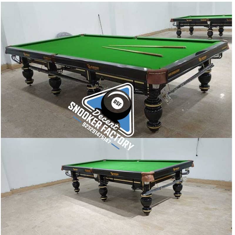 Snooker Table | Pool Table | Billiard | Customized | Decent | Sale 2