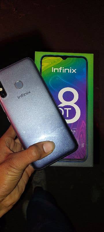 infinix hot 8 all orignal 10 by 9 diba charge sath hai 1