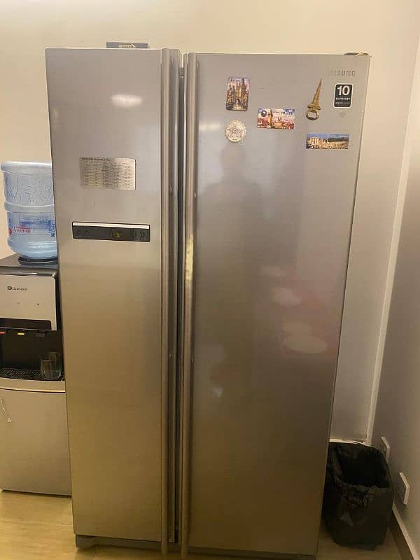 Samsung refrigerator double door fridge and freezer side by side door 1