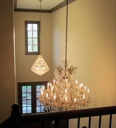 Crystal Chandeliers Mentinence and Restoration services