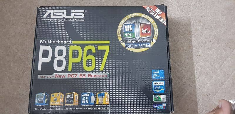 Asus P8P67 Rev 3.0 | Core i5 2400 3.10ghz | DDR3 Ram 4x4GB 0