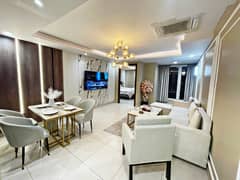 Rejected 1 Bed Room Luxury Furnished Apartment Available For Rent At The Top Location Of Goldcrest Mall Residency.