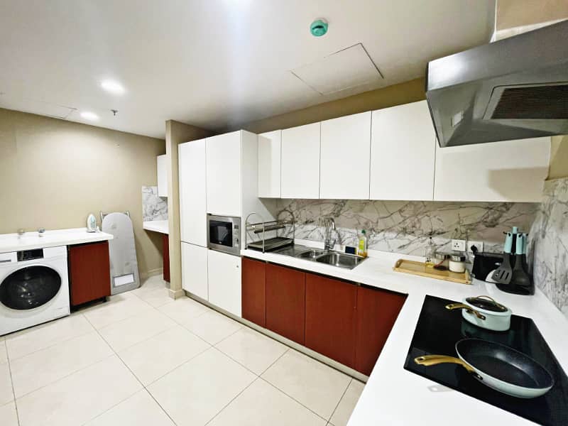 Rejected 1 Bed Room Luxury Furnished Apartment Available For Rent At The Top Location Of Goldcrest Mall Residency. 8