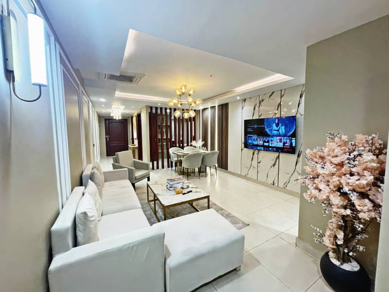 Rejected 1 Bed Room Luxury Furnished Apartment Available For Rent At The Top Location Of Goldcrest Mall Residency. 13