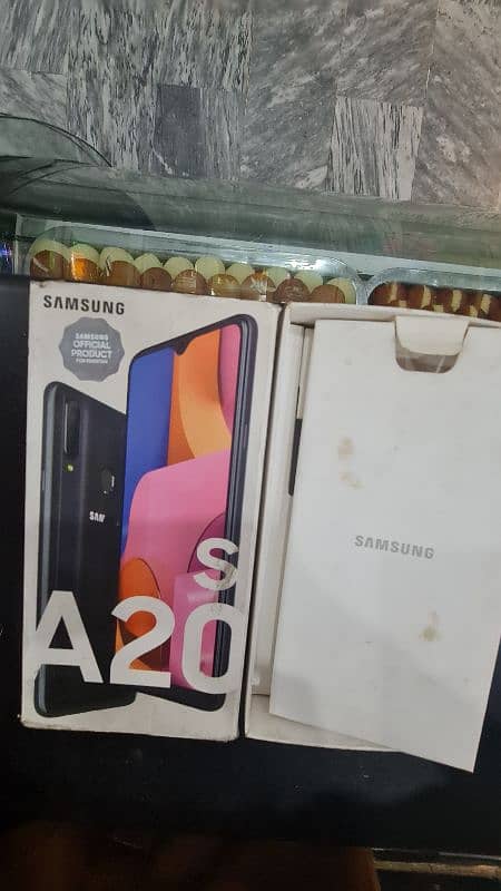 Samsung a20s with box exchange possible ha 0