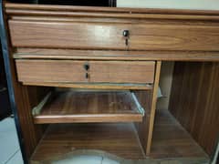 imported wood table for sale , 2 locker and moving table