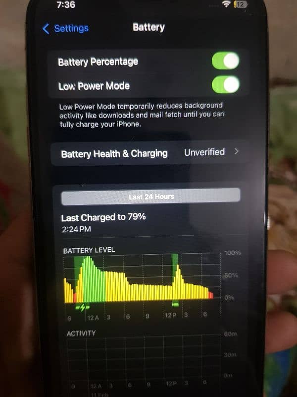 iPhone xs max 256gb battery change non-pta 0