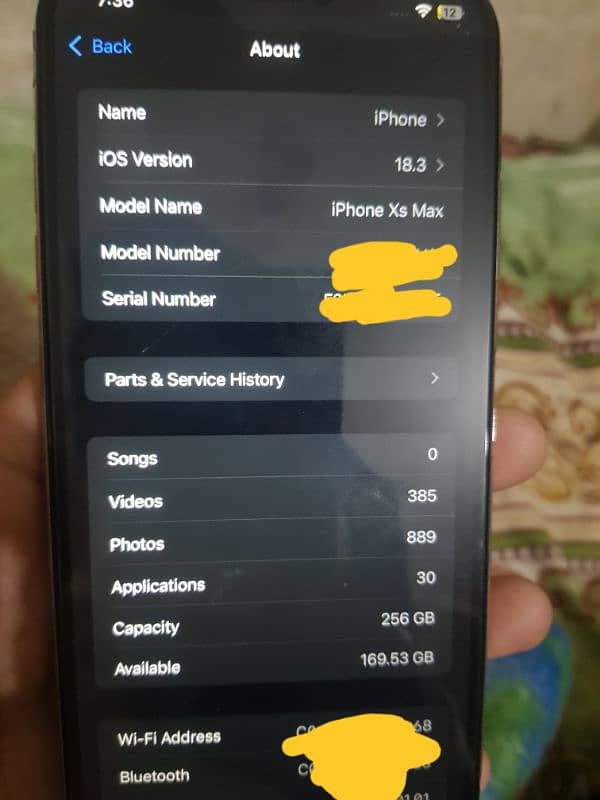 iPhone xs max 256gb battery change non-pta 4