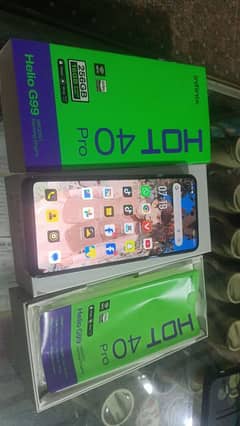 Infinix Hot 40 Pro Full Box 16/256 Condition 10/10 Just Sale