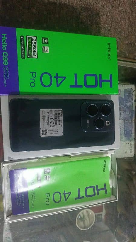 Infinix Hot 40 Pro Full Box 16/256 Condition 10/10 Just Sale 1