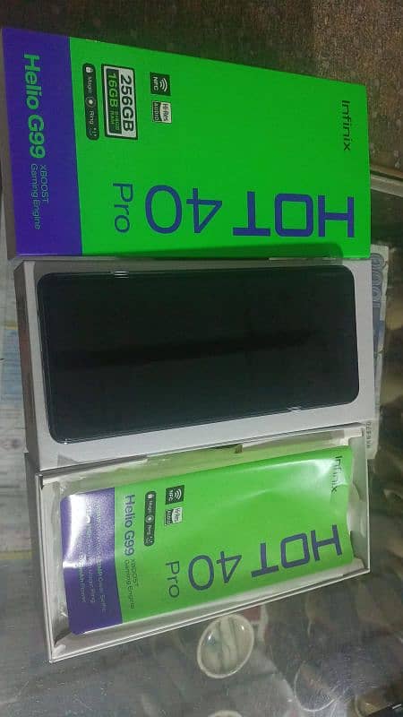 Infinix Hot 40 Pro Full Box 16/256 Condition 10/10 Just Sale 2