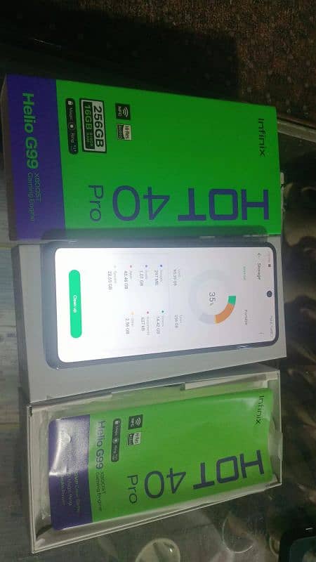 Infinix Hot 40 Pro Full Box 16/256 Condition 10/10 Just Sale 4