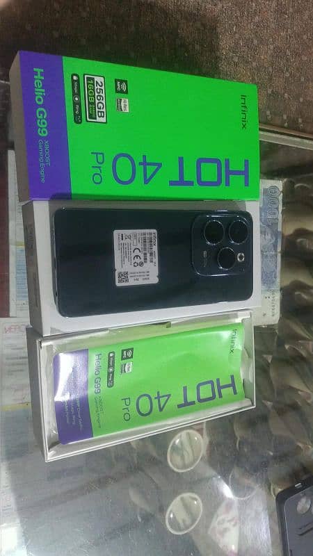 Infinix Hot 40 Pro Full Box 16/256 Condition 10/10 Just Sale 5