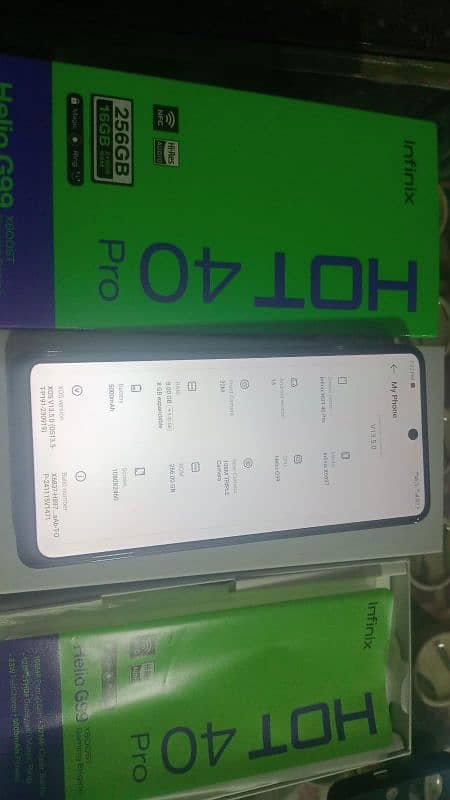 Infinix Hot 40 Pro Full Box 16/256 Condition 10/10 Just Sale 6