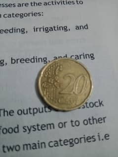 20 euro cent antec coin urgent for sell