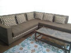 L shape sofa set 6 seater