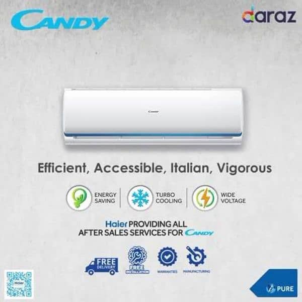 Candy by Haier 1.5 Ton Heat and Cool Inverter AC 1