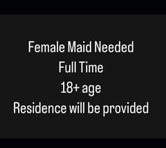 A House assistant with Cooking skills is urgently required!