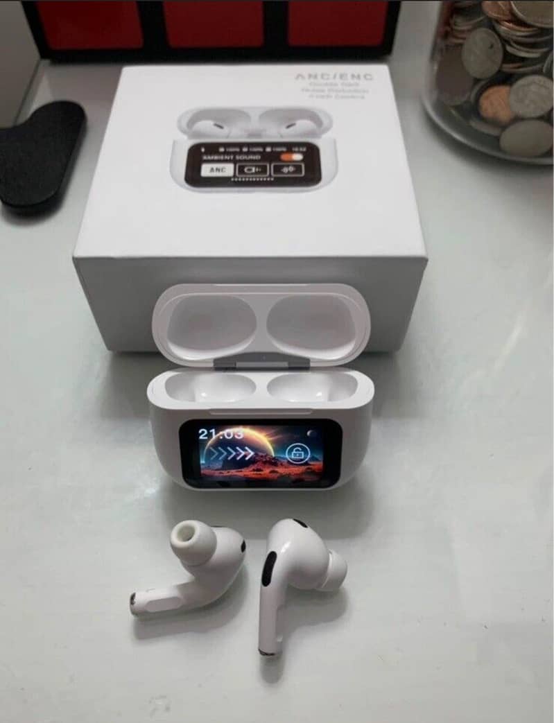 Airpods A9 pro screen edition Free Delivery 4