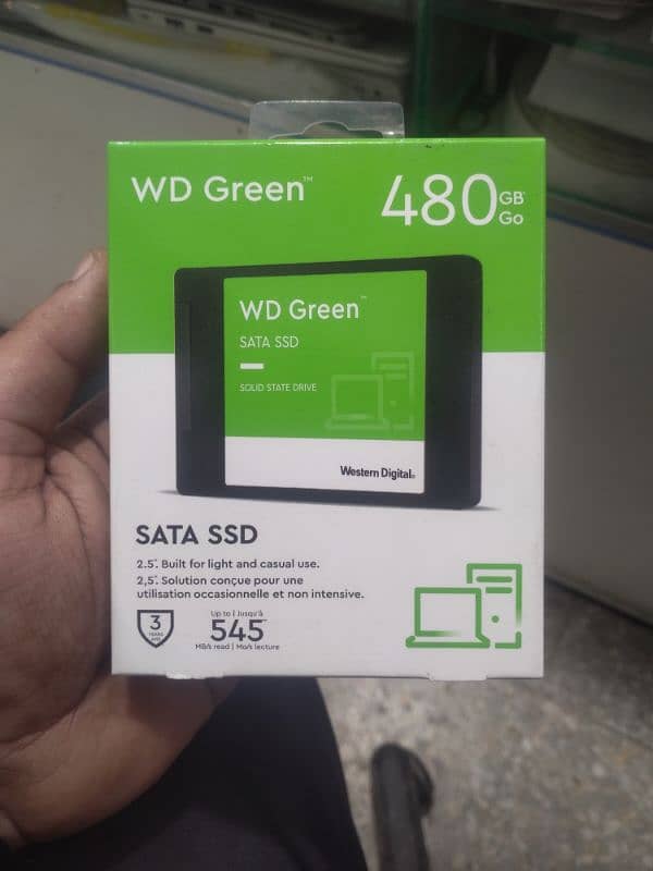 WD green 480gb SSD 1 year warranty 2