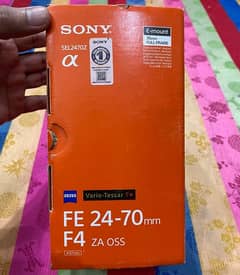 Sony FE 24-70 F4 Zeiss E-Mount