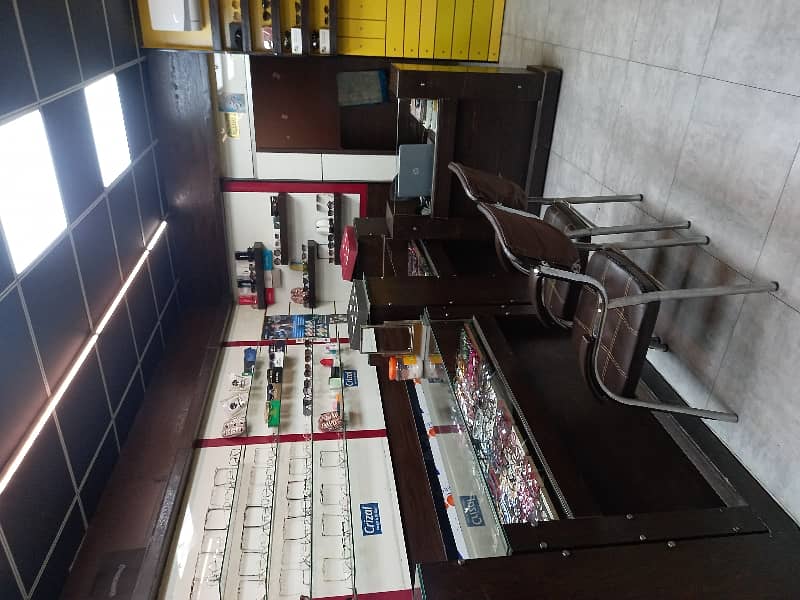 Ground floor Shop For rent Fencing Main Boulevard Gulberg lll 11