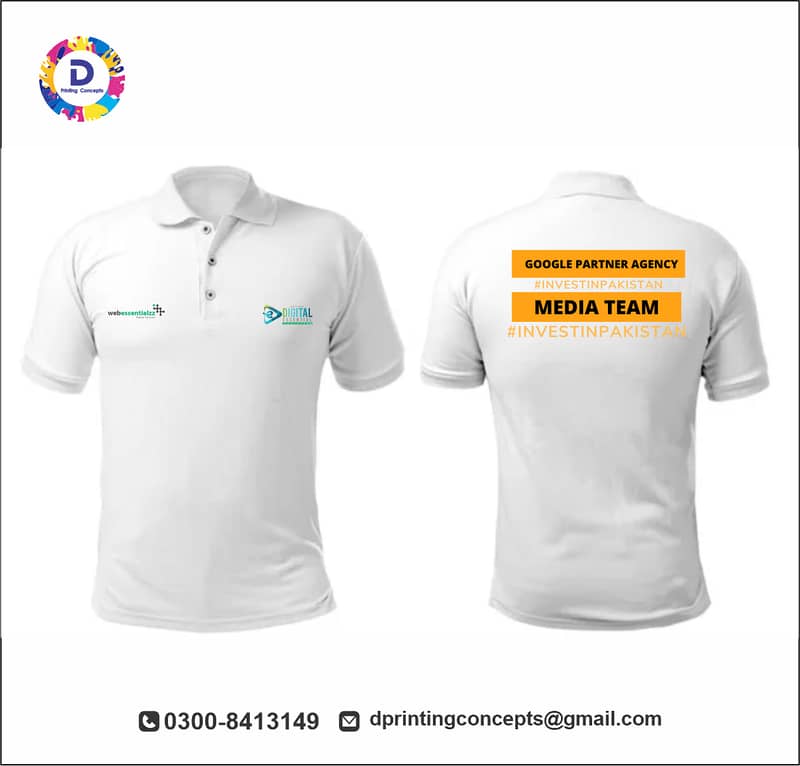 Polo Shirt /T shirt Printing / Customise Shirts /Unifoams Manufacturer 8