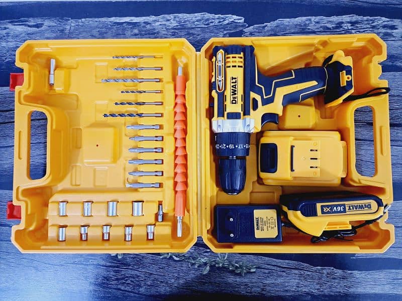 36V Dewalt Cordless drill with hammer 0