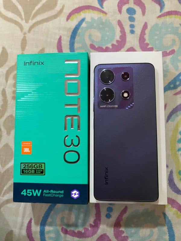 Infinix Note 30 [ 8+8/256 ] [ 100% Sealed ] [ Exchange Possible ] 0