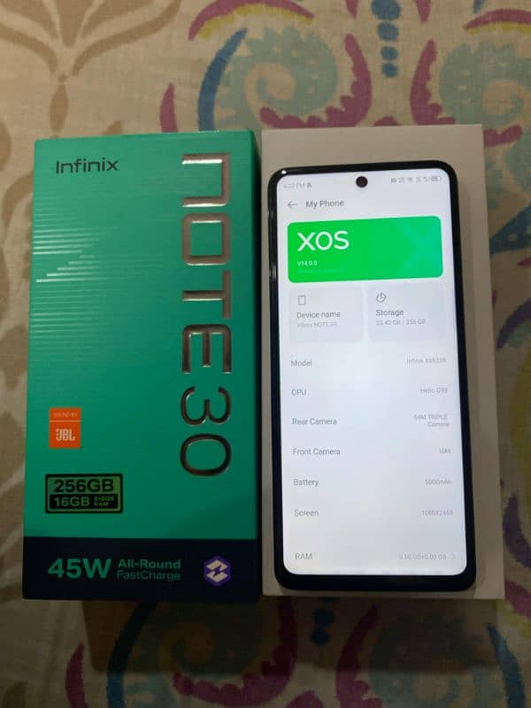 Infinix Note 30 [ 8+8/256 ] [ 100% Sealed ] [ Exchange Possible ] 1