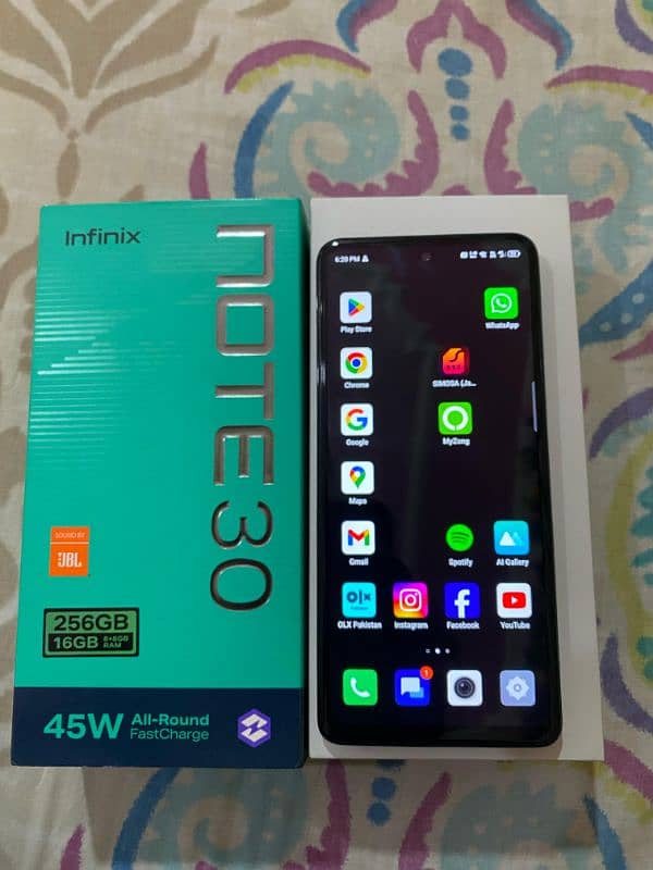 Infinix Note 30 [ 8+8/256 ] [ 100% Sealed ] [ Exchange Possible ] 2