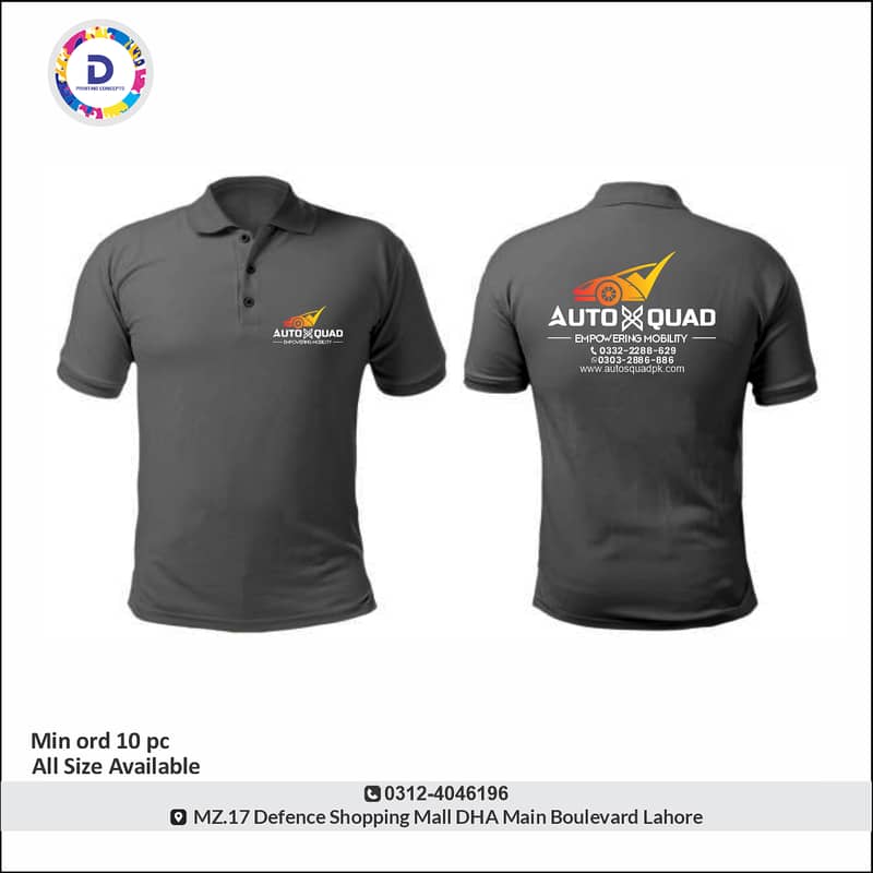 Polo Shirt /T shirt Printing / Customise Shirts /Unifoams Manufacturer 5