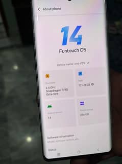 vivo v29 12+8/256 gb